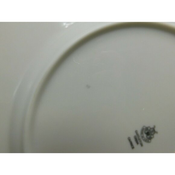 1x  Castleton China Caprice Dinner Plate 10 3/4" Blue Gray Floral Excellent - Picture 6 of 12